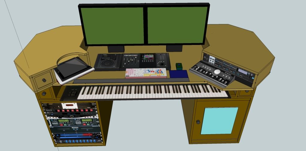 studio desk construction